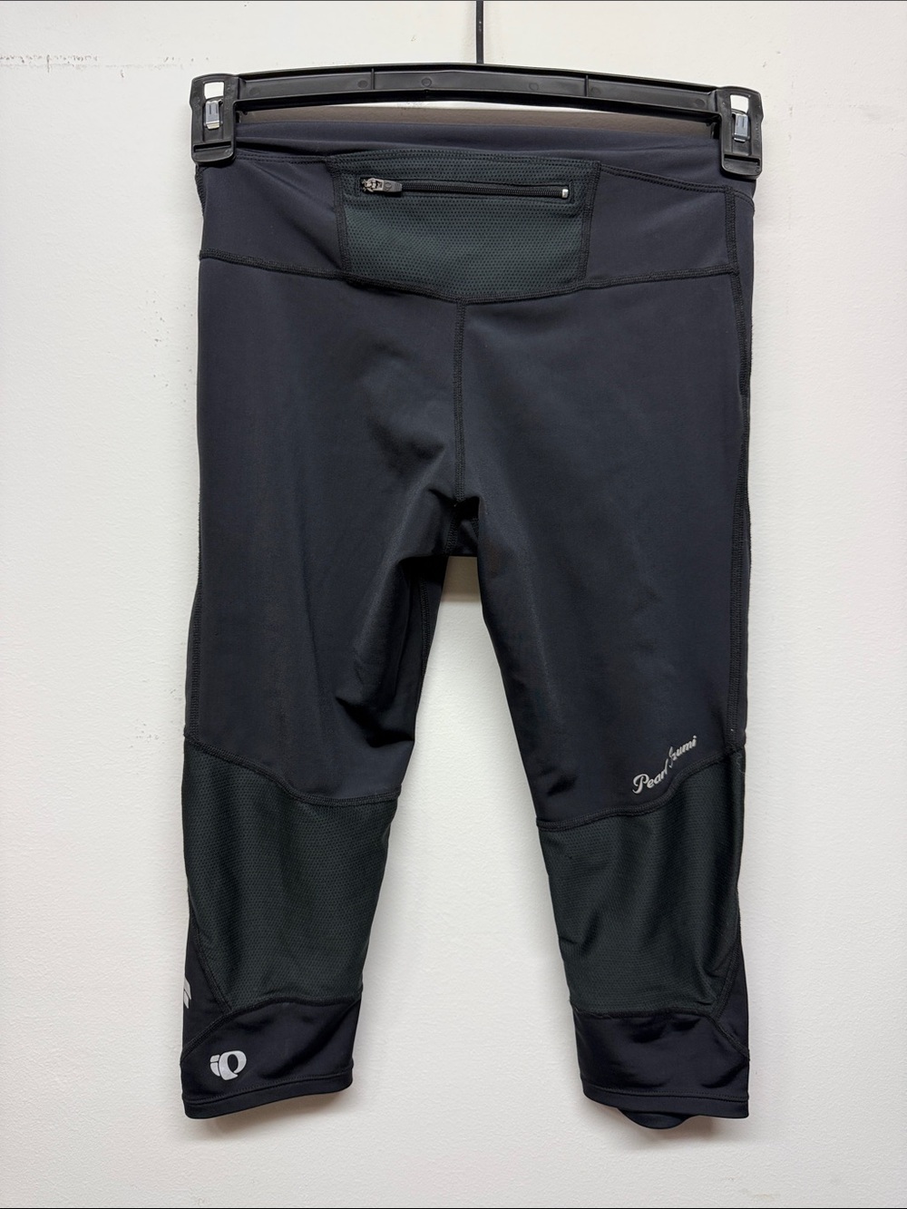 Pearl Izumi Cycling Crop Tights Cropped Leggings Black Bike Activewear Medium - Picture 2 of 12